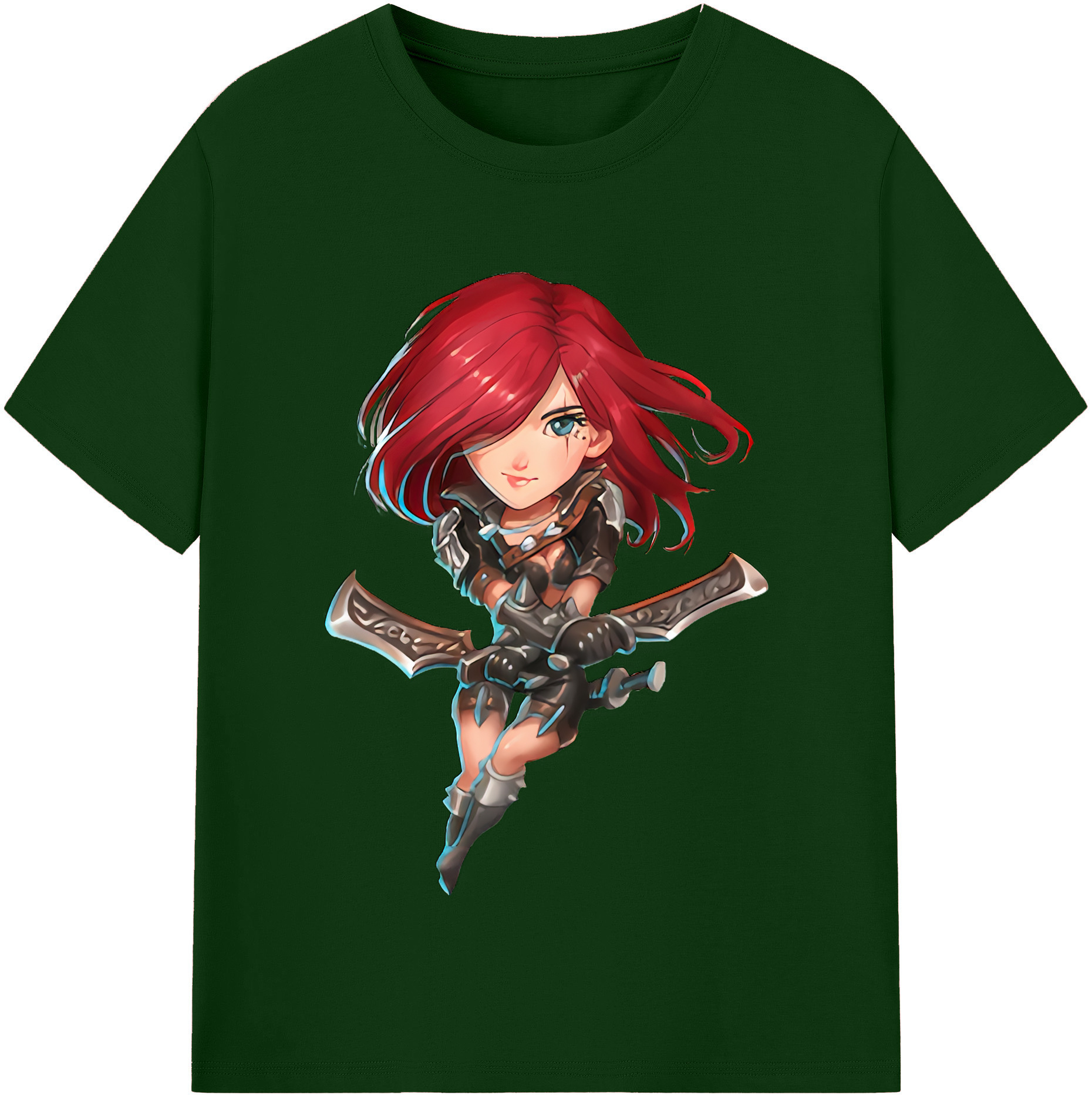 リーグ・オブ・レジェンド League of Legends LOL 綿100％半袖Tシャツ（フロントプリント）